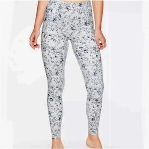 Athleta printed leggings - white with black spots - size M